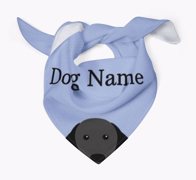 Personalised Dog Bandana with Peeking Yappicons for {dogsName}